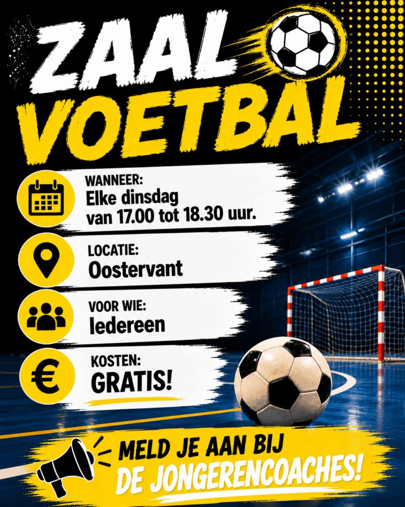 WC Poster - Zaalvoetbal (1080x1350)