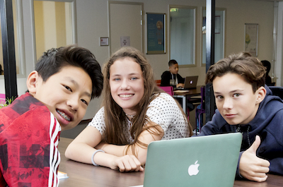 homepage huiswerk op school