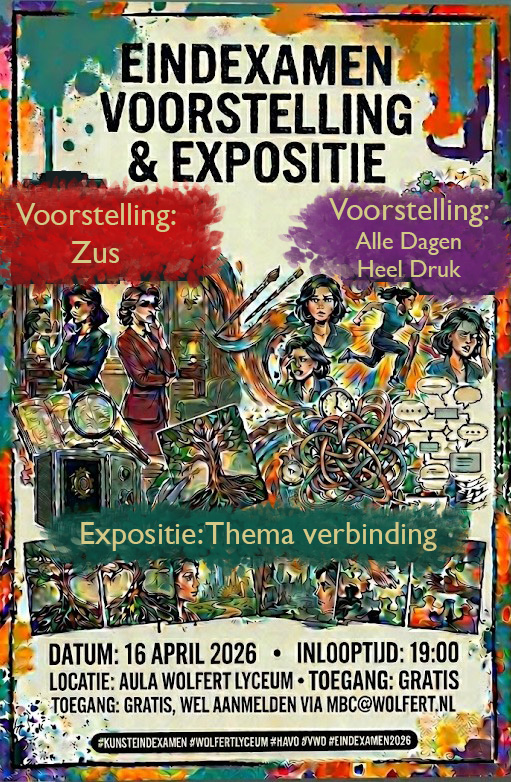 Poster Eindexamenvoorstelling En Expositie 2026